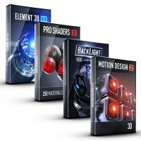 Лицензия Video Copilot Motion Design Bundle (Element 3D + BackLight + Motion Design 2 + Pro Shaders 2)