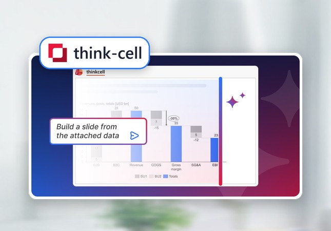 thinkcell AI Suite: ИИ-надстройка для создания презентаций в PowerPoint