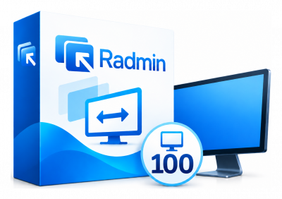 Radmin 3 - Пакет из 100 лицензий