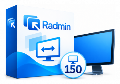Radmin 3 - Пакет из 150 лицензий